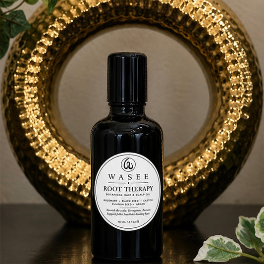 Wasee Root Therapy™ | Luxury Botanical Hair & Scalp Oil